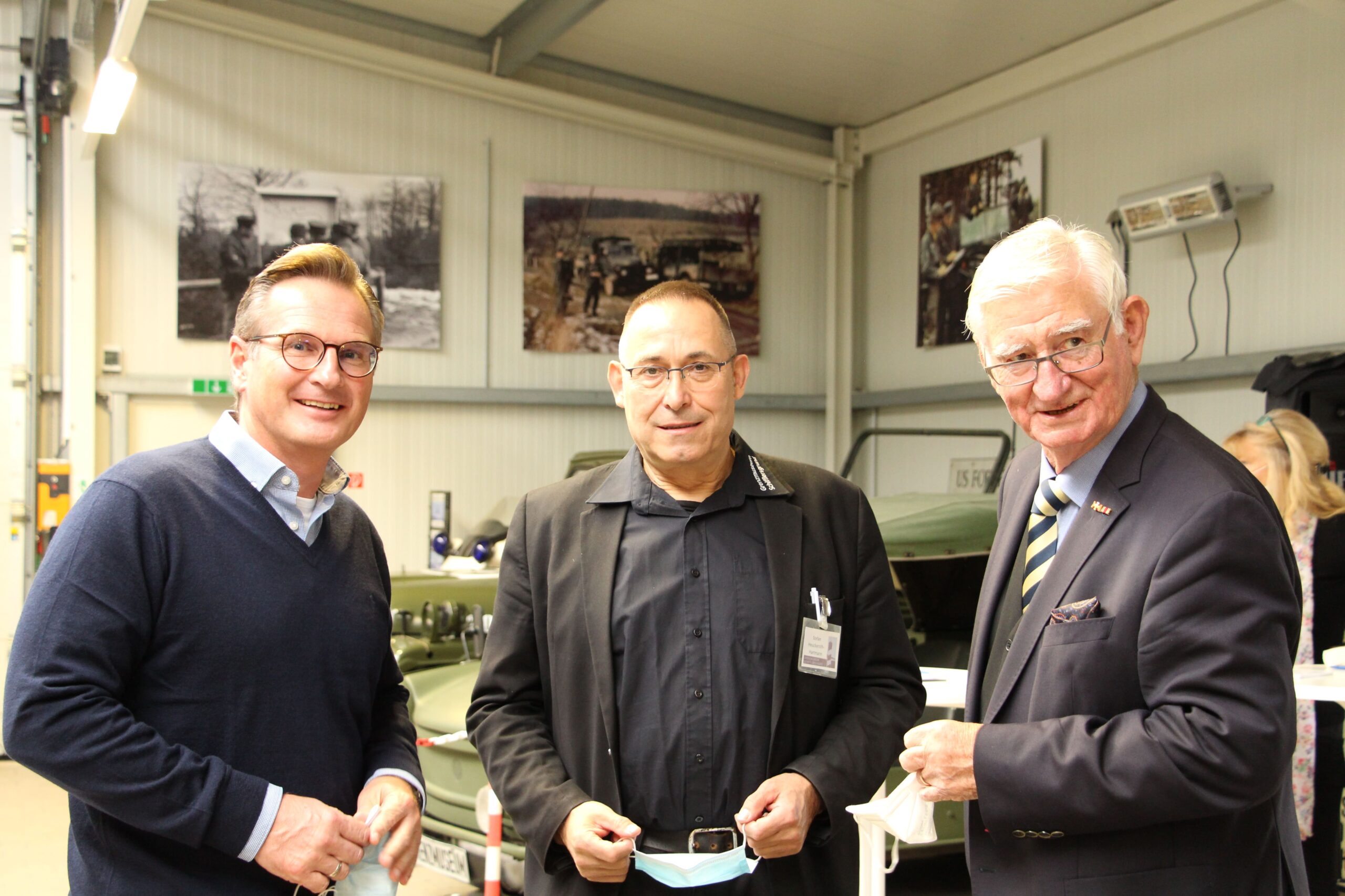 Die Vorstandsmitglieder des Trägervereins: (v.li.) Thilo Boo, Stefan Heuckeroth-Hartmann und Wolfgang Ruske.